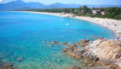 single parent beach holiday, beach in Sardinia, summer holiday in Italy