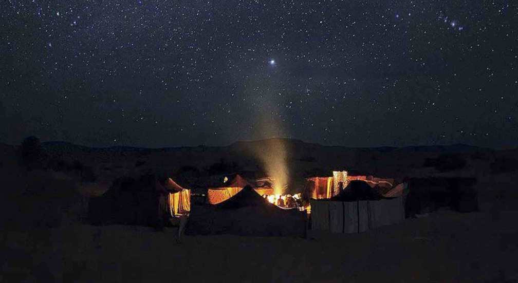 desert tours from Marrakech - star gazing at night