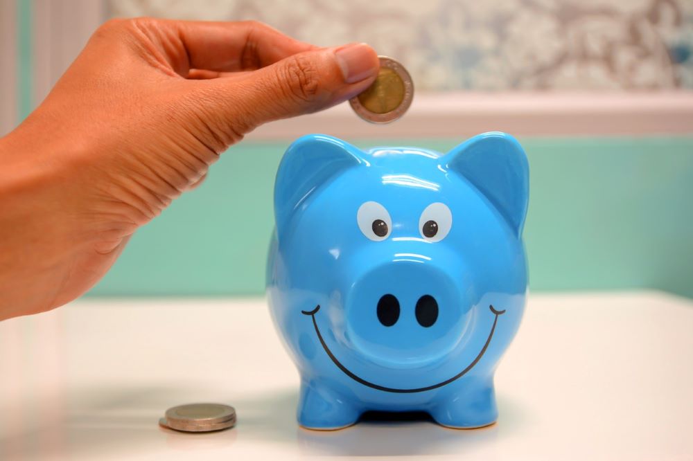 piggy bank to save money even when on single parent benefits 