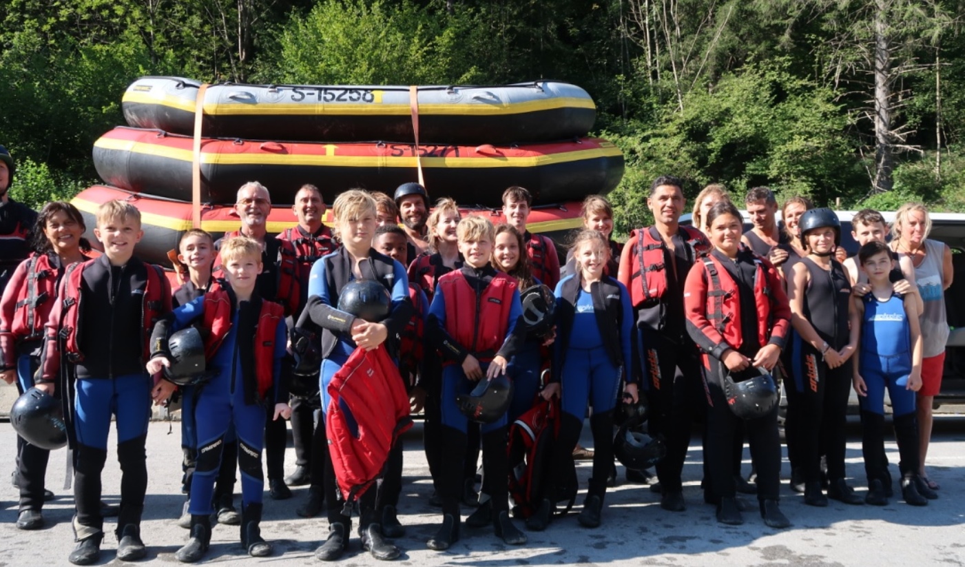 single parent holiday rafting trip