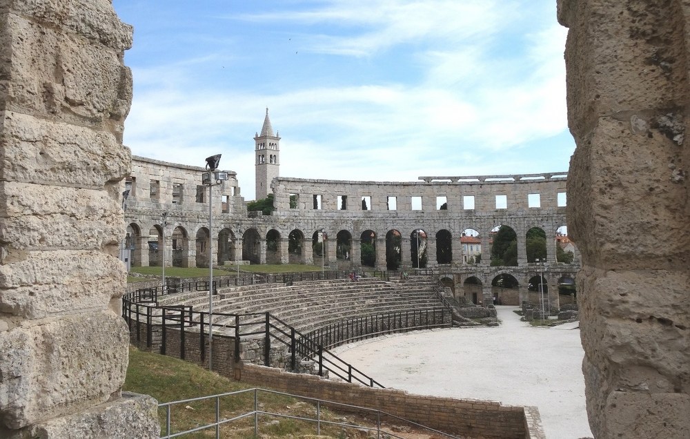 visit Croatia - amphitheatre in Pula