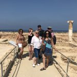 group at archaeological site in Paphos