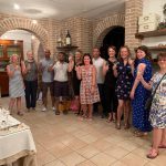 wine tasting on single parent farm holiday in Italy