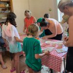 cooking class on single parent farm holiday in Italy