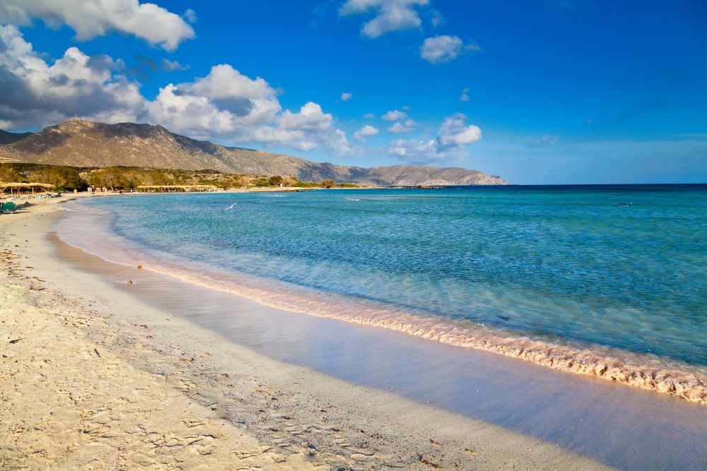Elafionisi beach on Greek island of Crete