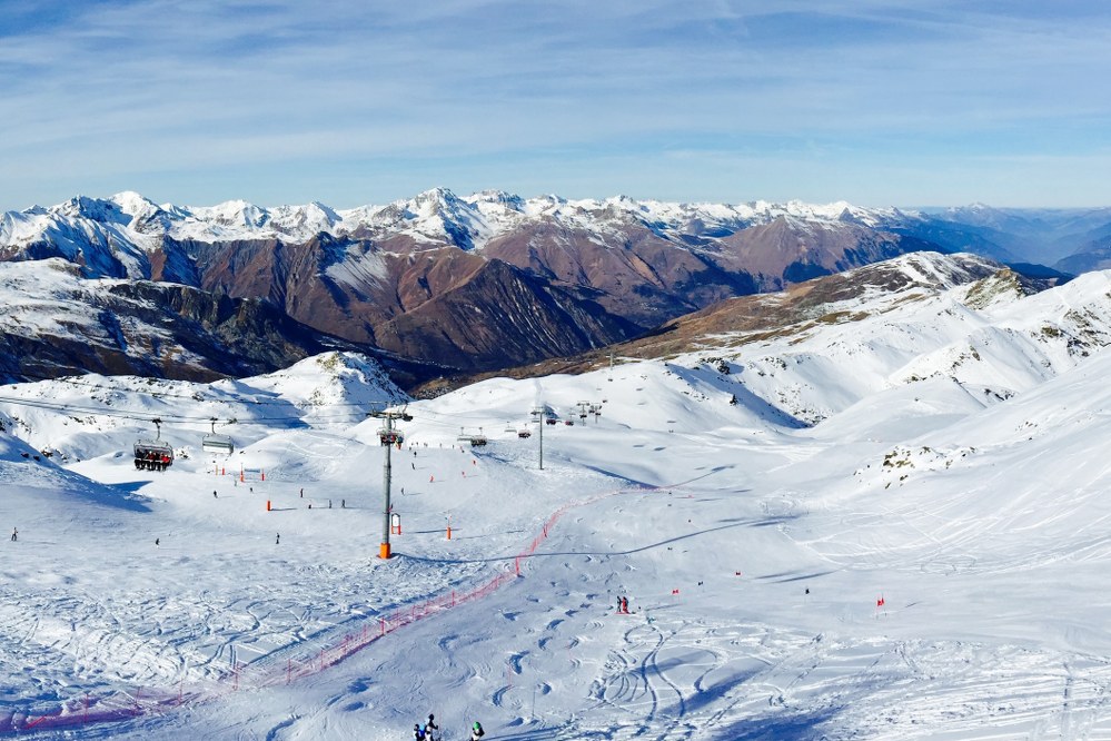 Meribel skiing in Trois Vallees - one of the best ski resorts 2020