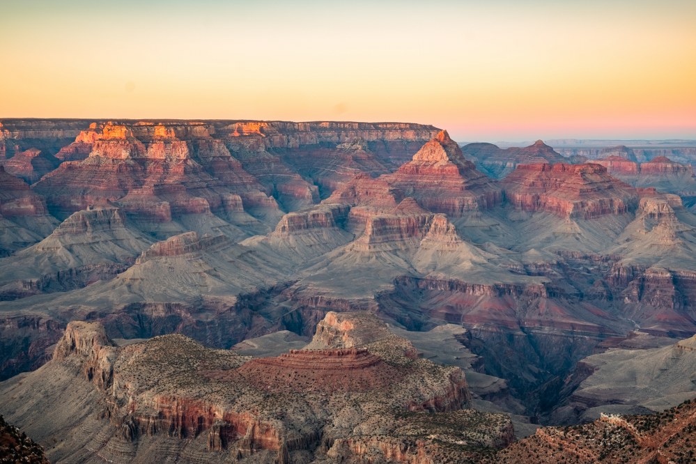 Grand Canyon on family road trip to US