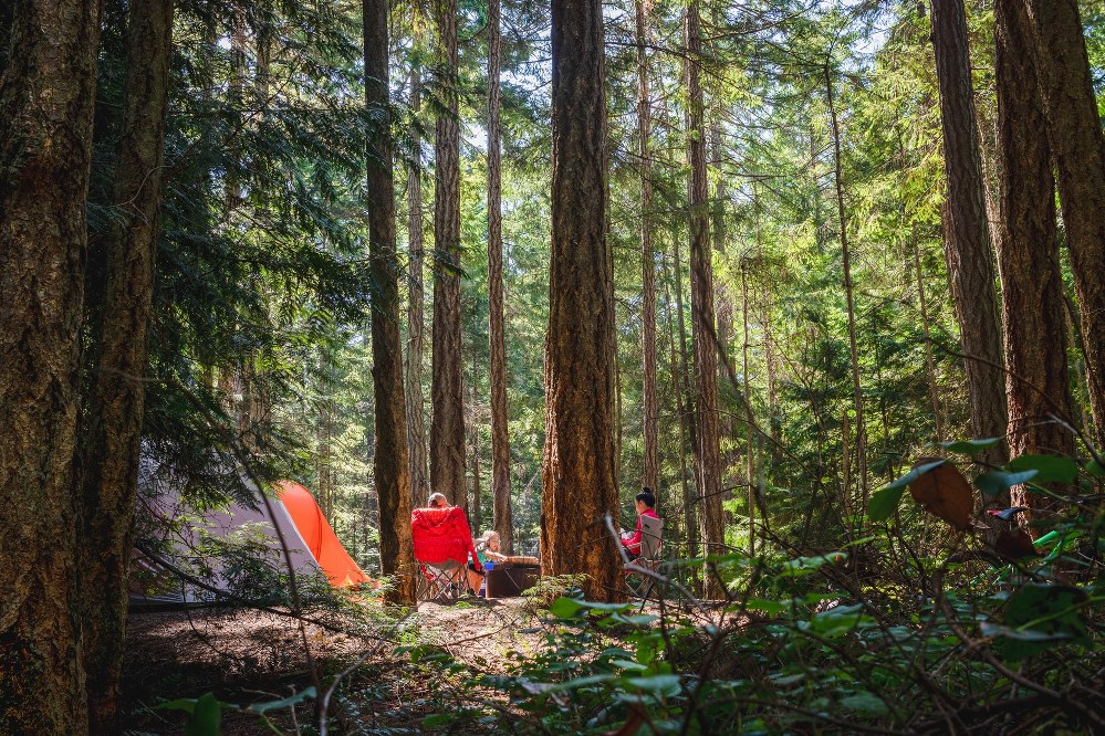 single parents camping holiday