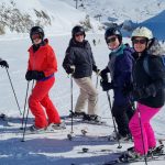 single parents skiing in Obertauern