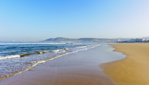 single parent holidays in Morocco - Agadir beach