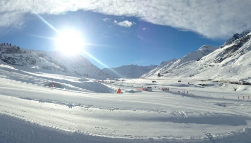 Zürs beginner ski area