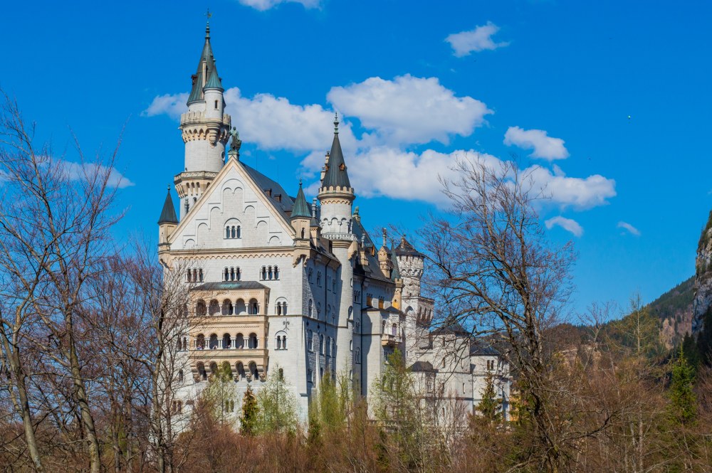 Neuschwanstein castle in Bavaria is one of 10 architectural wonders of Europe 