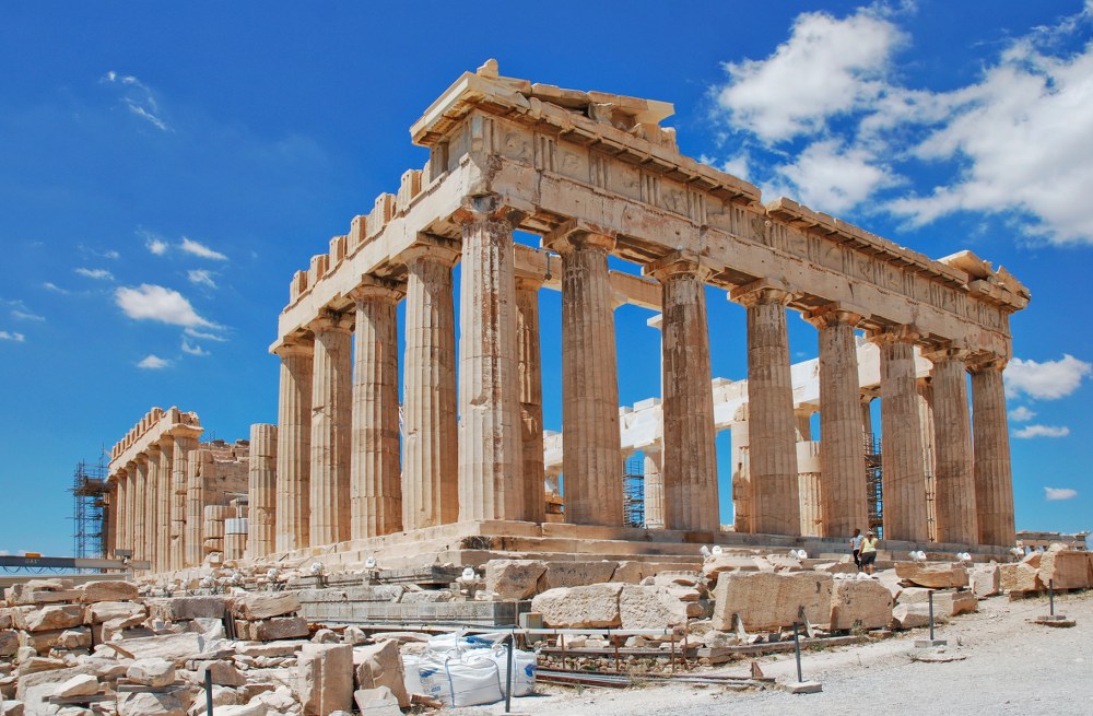 the Parthenon - one of 10 architectural wonders of Europe 