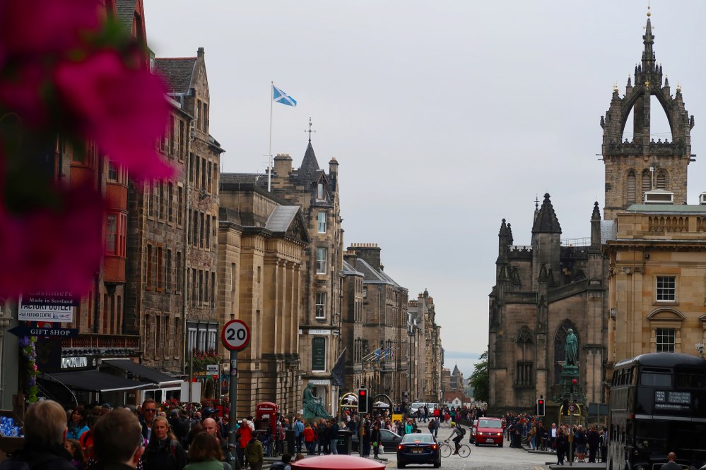 Edinburgh old town in scotland
