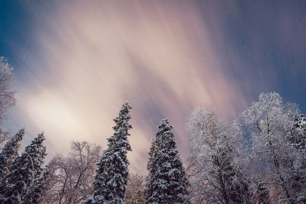 The northern lights in Rovaniemi