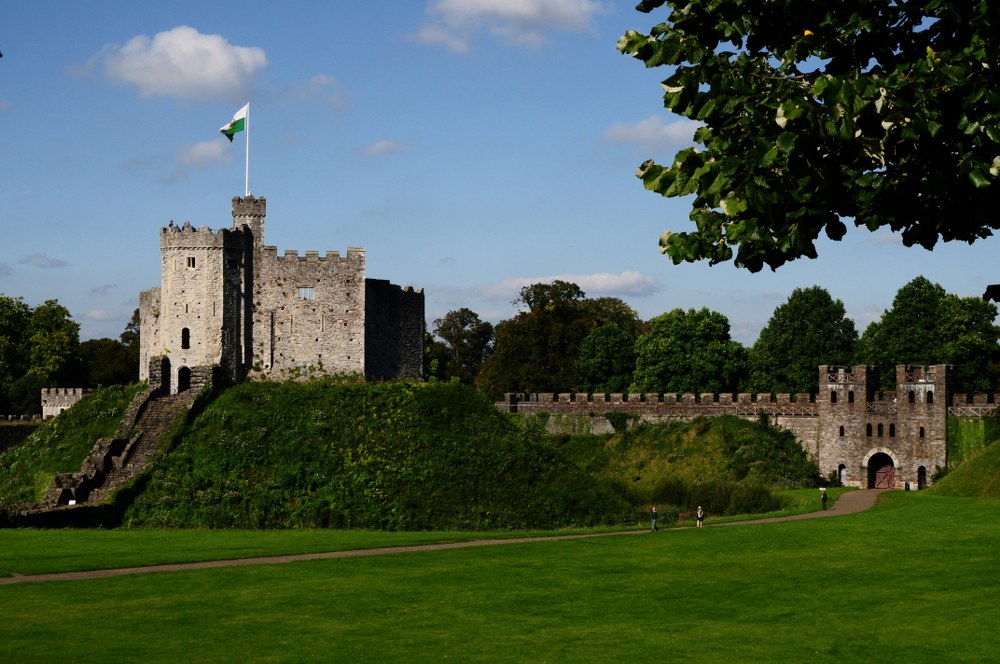 Cardiff Castle in South Wales