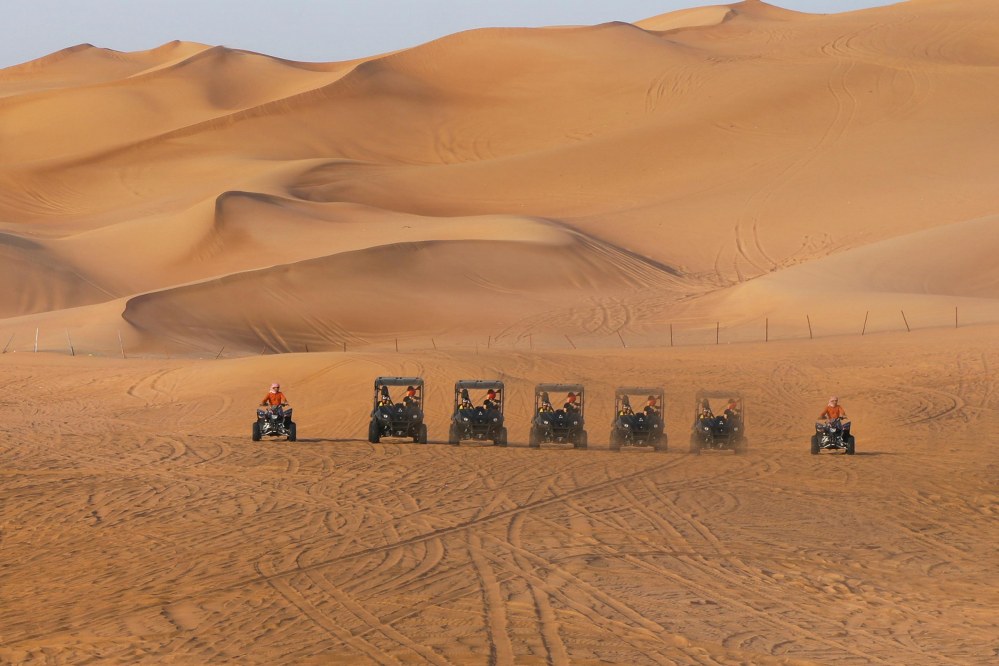 dune buggy safari in the desert on your holiday with teenagers