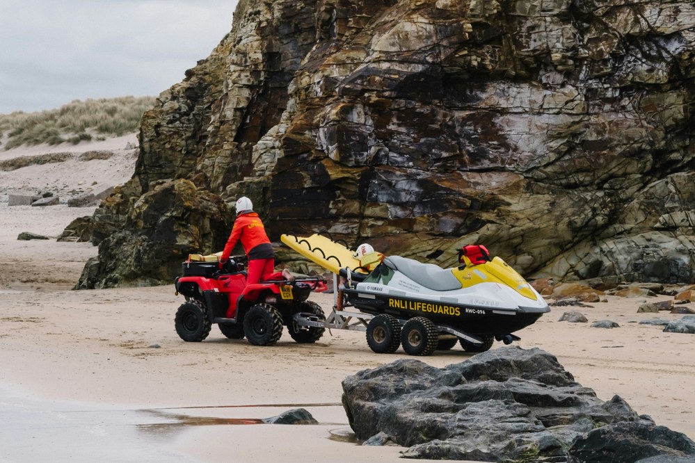 lifeguars on North Cornwall's family-friendly beaches