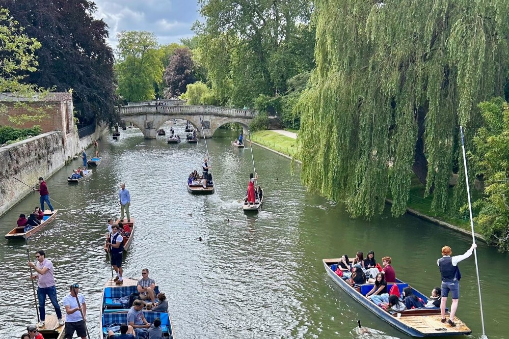 punting on the River Cam