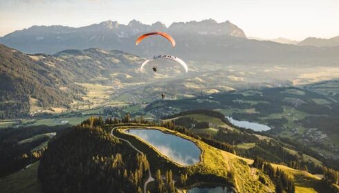 Kitzbuhel paragliding