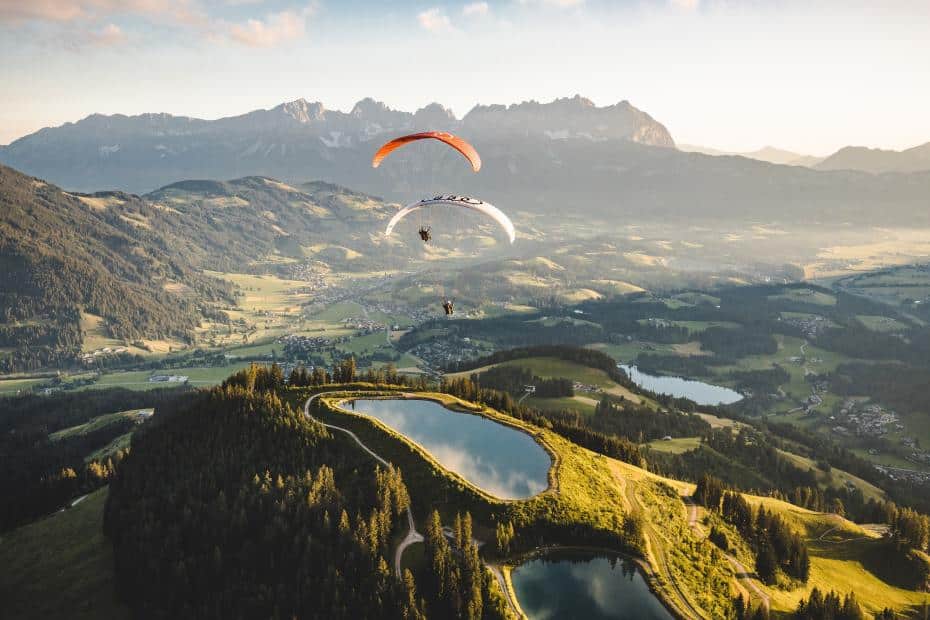 paragliding in Austria