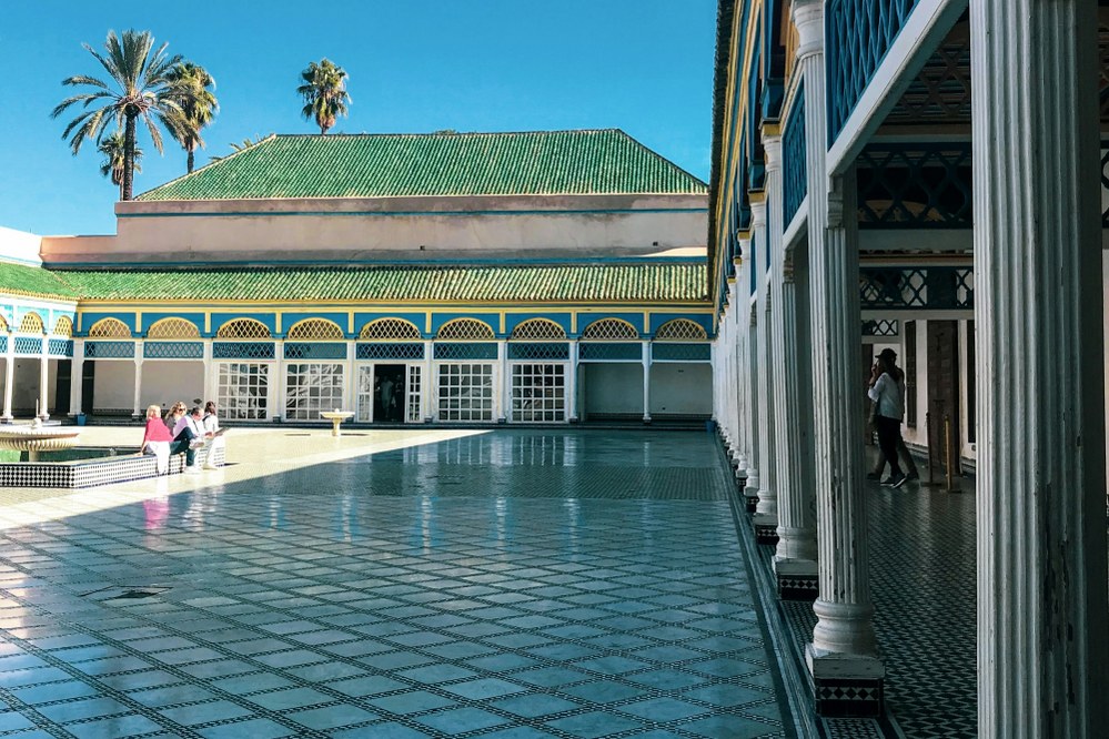 El Bahia palace is one of the best places to visit in Marrakech