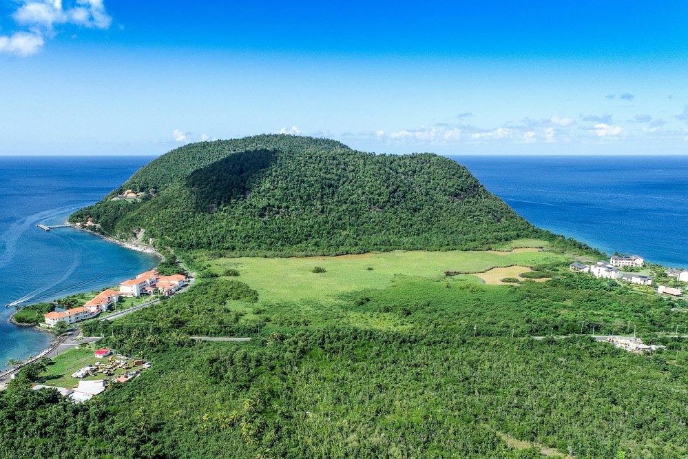 the green Caribbean island of Dominica