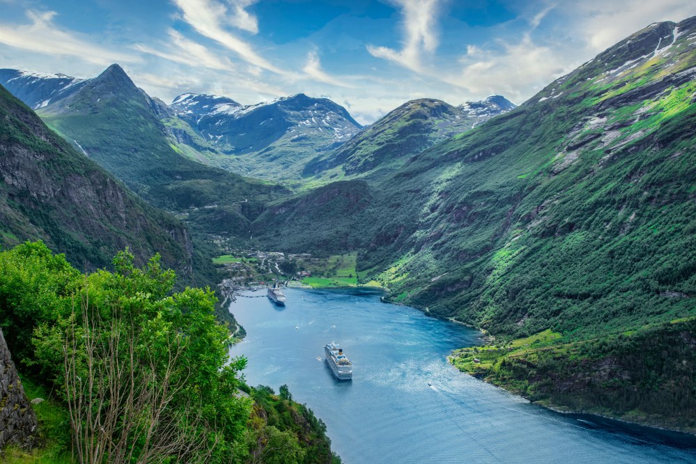 the Nordic fjords:Geirangerfjord