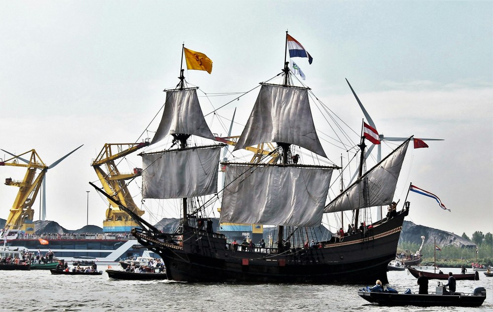 Viking ship in Amsterdam