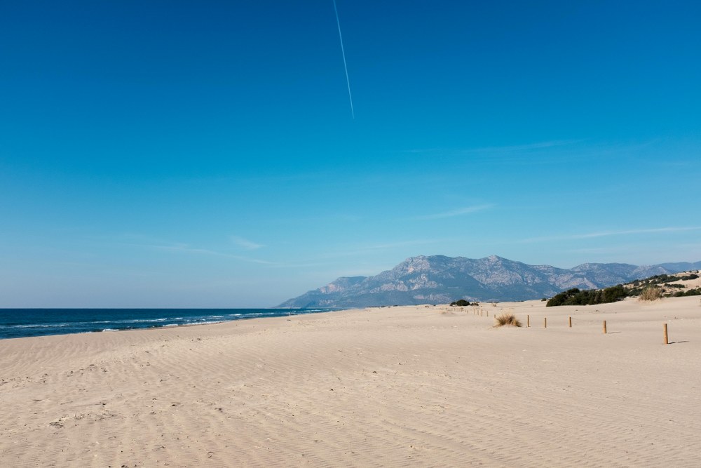 family-friendly Patara Beach in Turkey