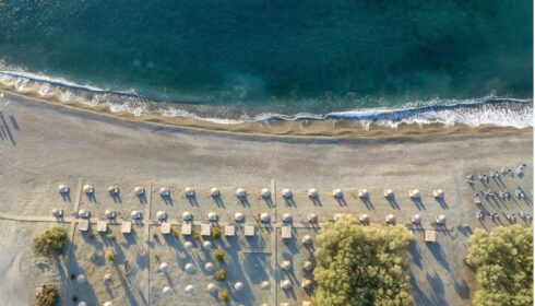 private beach