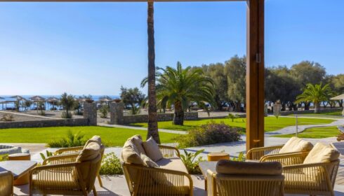 bar area at Lindian Hotel, Rhodes bar area at Lindian Hotel, Rhodes