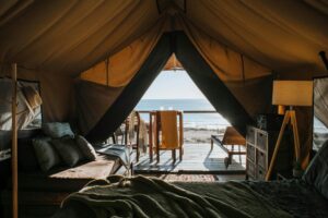 glamping solo with kids