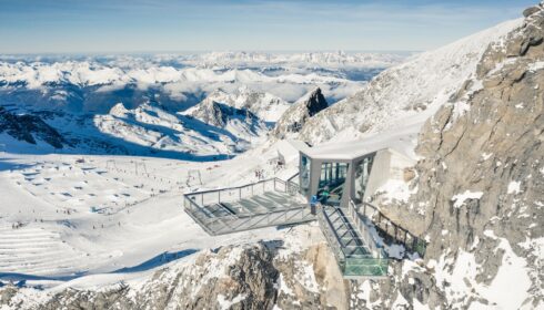 viewing platform at top of Kitzsteinhorn