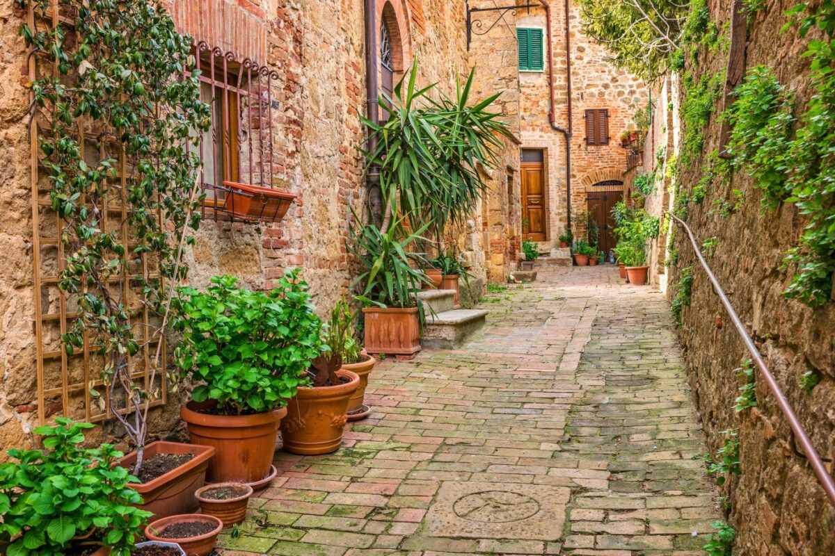medieval town in Tuscany