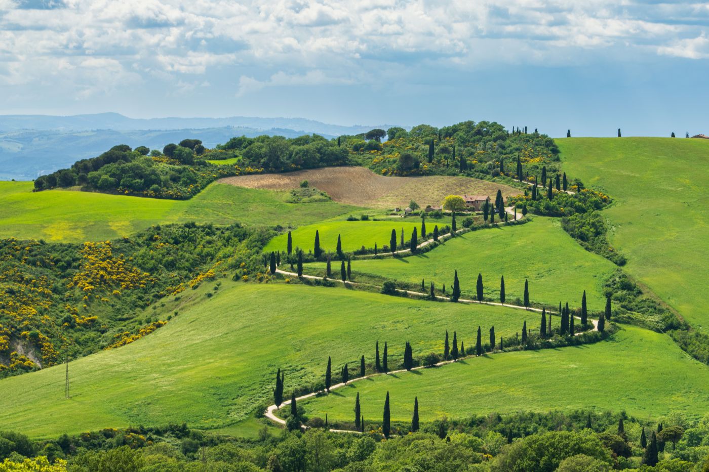 a family road trip in Turscany: in Val d'Orcia